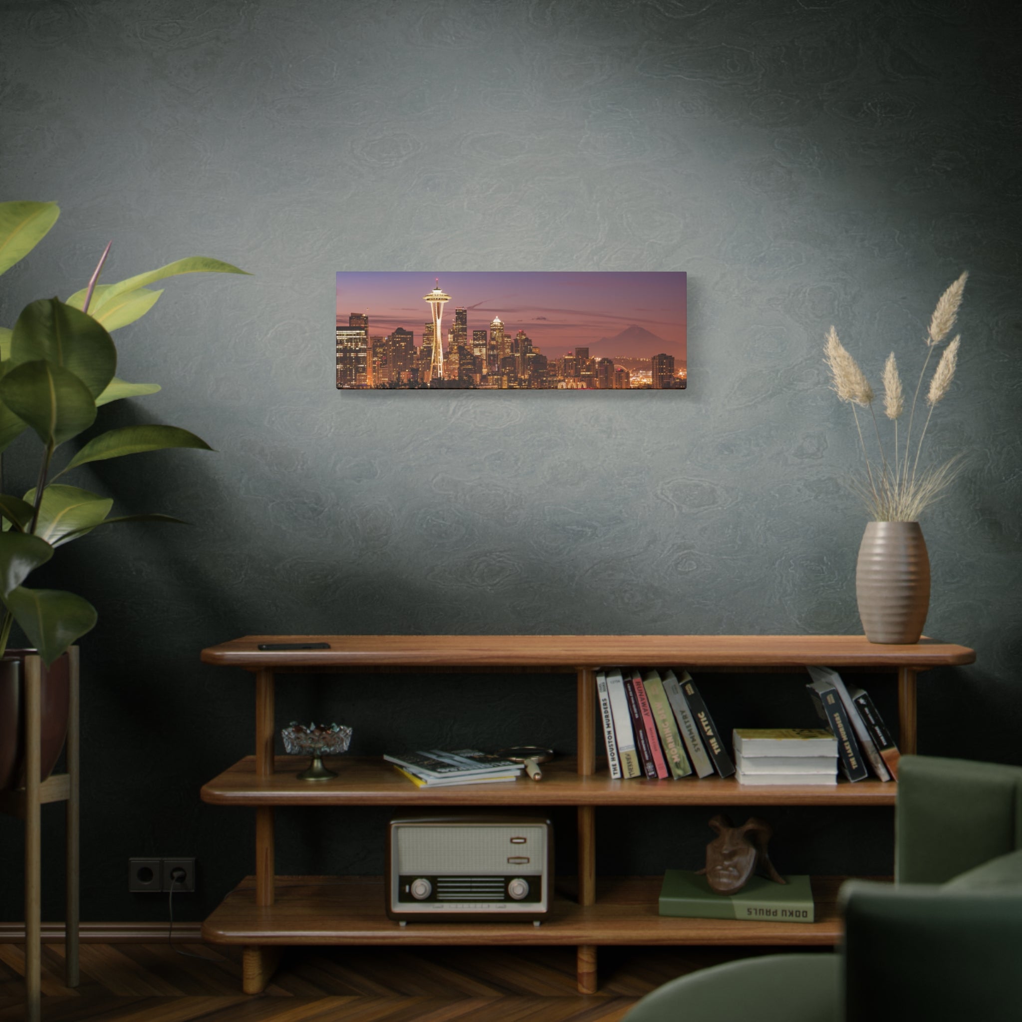 Seattle Sunrise Matte Canvas, Stretched, 1.25"