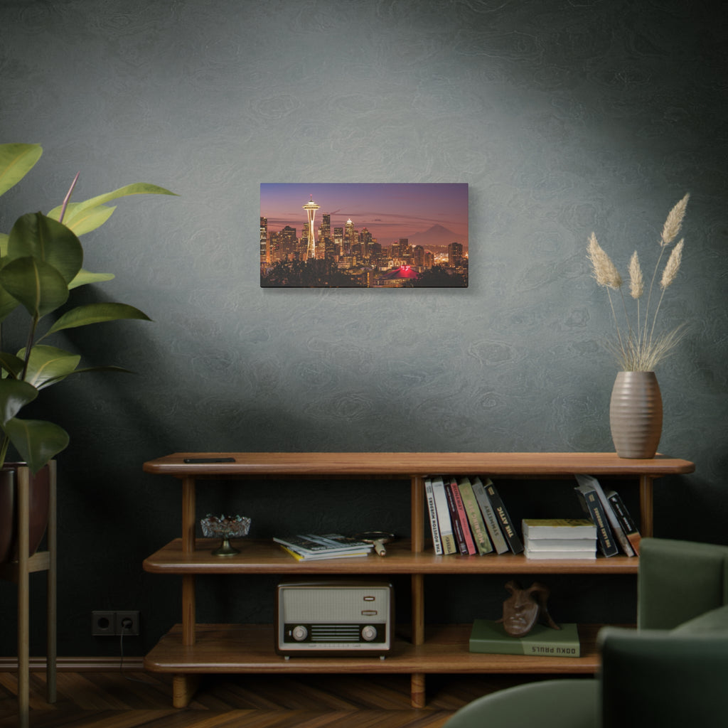 Seattle Sunrise Matte Canvas, Stretched, 1.25"