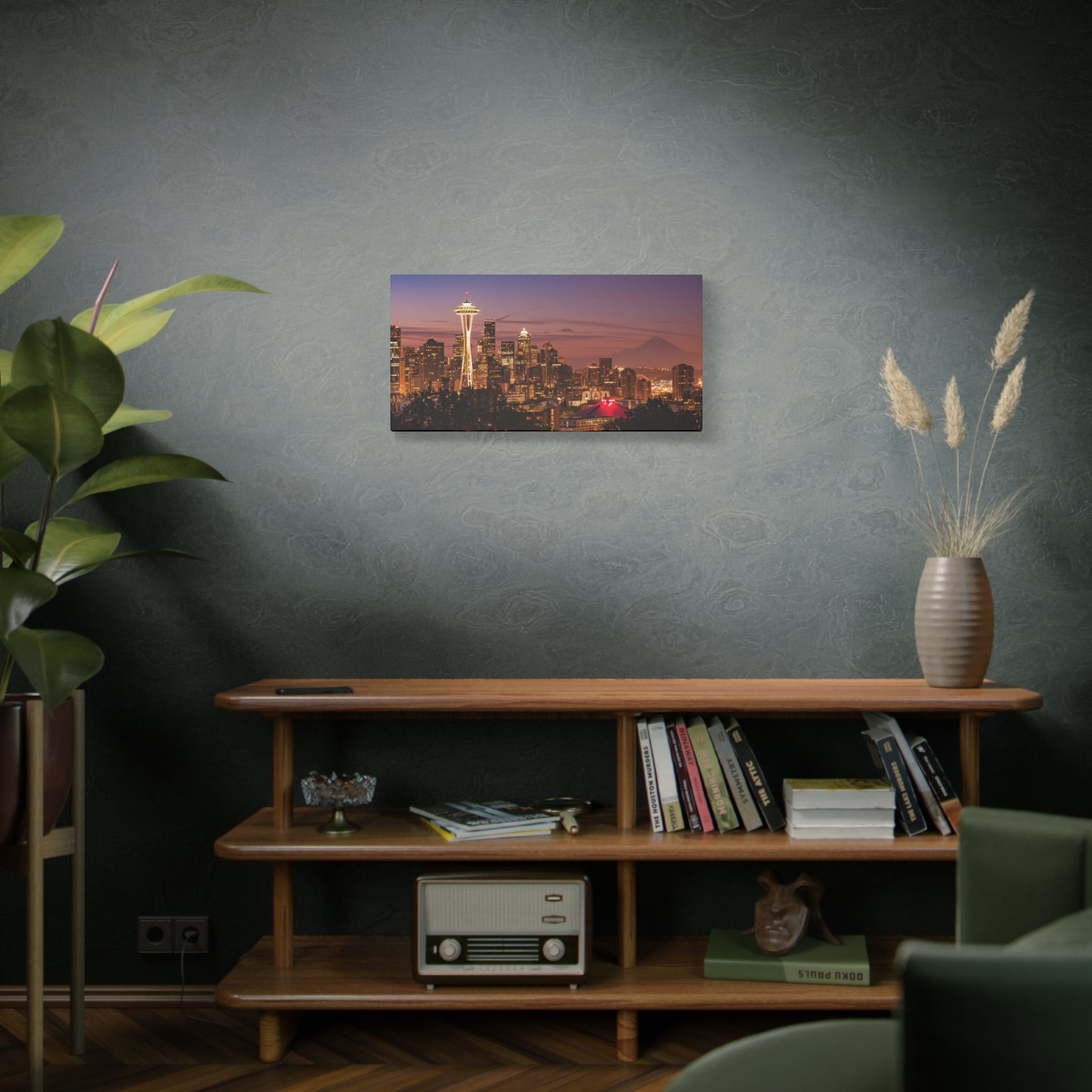 Seattle Sunrise Matte Canvas, Stretched, 1.25"