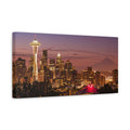 Seattle Sunrise Matte Canvas, Stretched, 1.25"